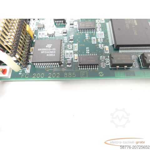 NUM-component NUM num FC 200 202 885 Steuerungsplatine SN:76551 + FC 200 202 889 Optionskarte