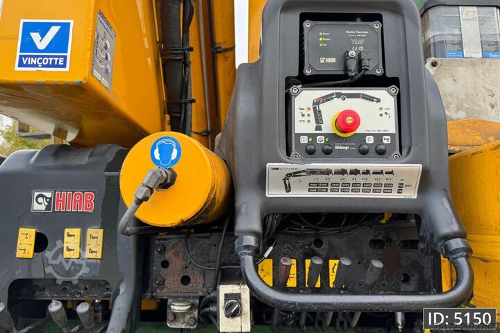 Ciężarówka z dźwigiem DAF CF 85.410 SC, Euro 5, 8x2 / Hiab 422 EP5 + Radi...