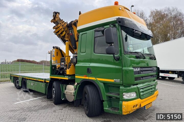 Ciężarówka z dźwigiem DAF CF 85.410 SC, Euro 5, 8x2 / Hiab 422 EP5 + Radi...