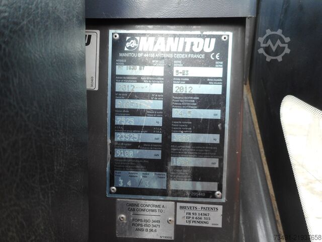 Teleskopik yükleyici Manitou MT 1030