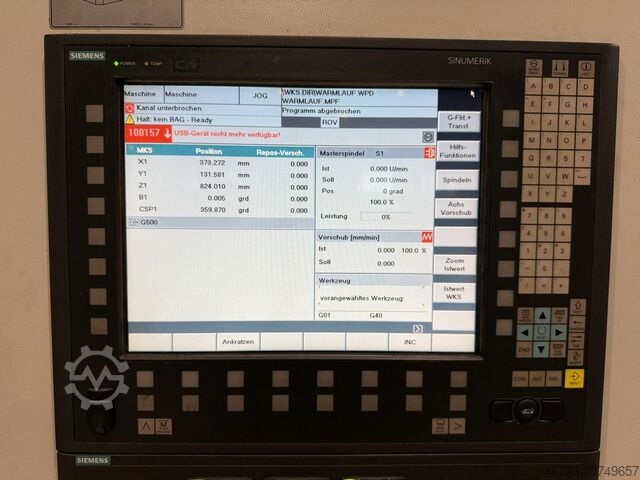 Horizontal machining center Starrag Heckert HEC 500D