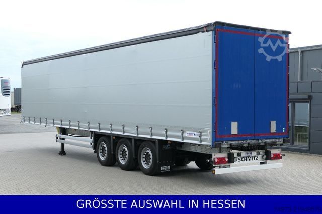 Semirimorchio con telone SCHMITZ CARGOBULL 6to Leergewicht Liftachse XL+Getränke ¤429.-mtl