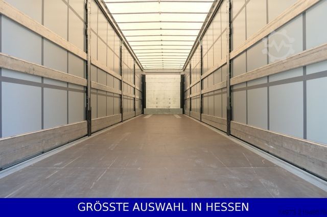 Semirimorchio con telone SCHMITZ CARGOBULL 6to Leergewicht Liftachse XL+Getränke ¤429.-mtl