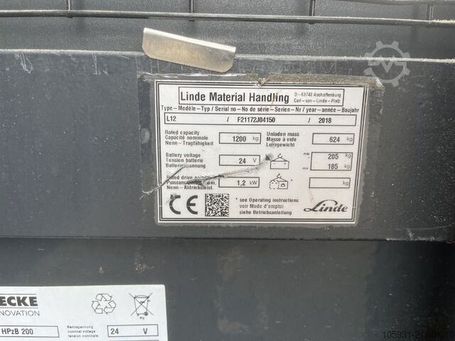 Impilatore pedonale Linde L12