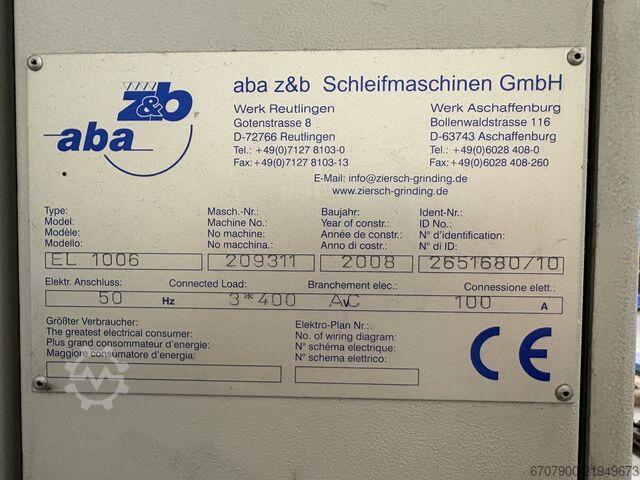 ABA EcoLine 1006A Flachschleifmaschine ABA EcoLine 1006A