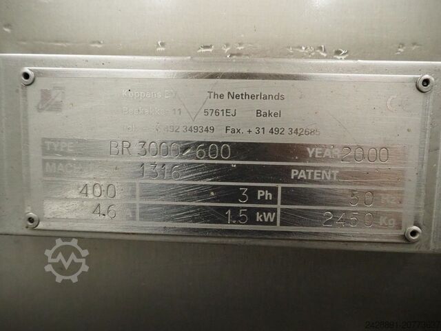 Linie til formning, panering og stegning GEA, Stork, Koppens LFT (R), MultiFormer 400, RotoCrumb TRC