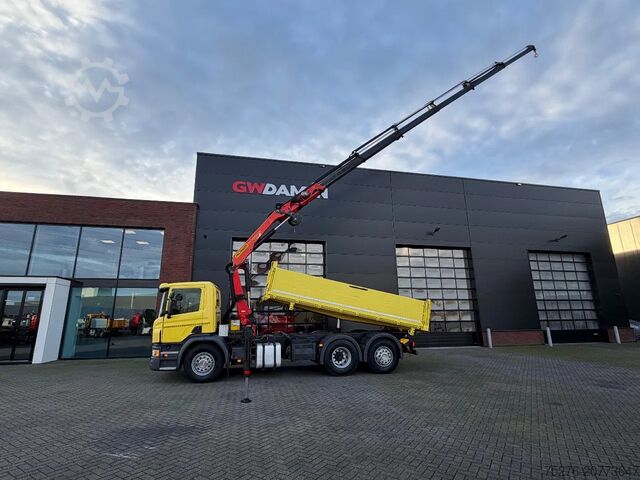 3-sided tipper Scania P360 6x2 3 zijdige Kipper/ Palfinger PK 18002-E...