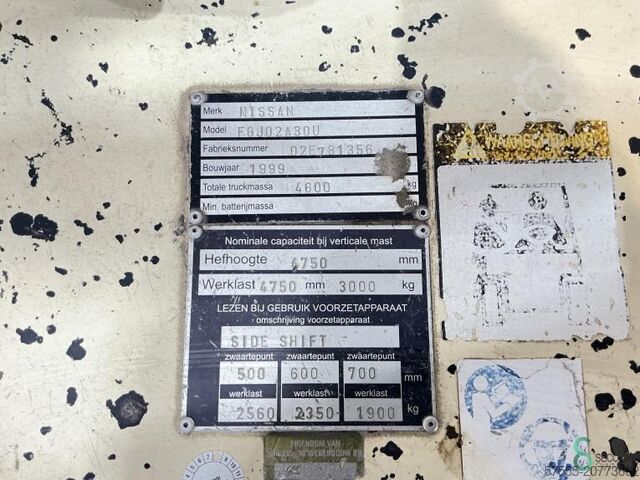 Forklift Nissan FJ02A25