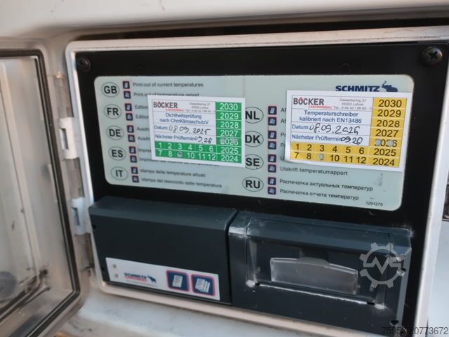 Koeloplegger Schmitz Cargobull SKO 24 Doppelstock 1.410 h