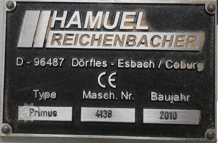 4-axis machining center Hamuel Reichenbacher Primus