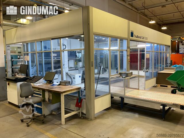 Press Brake TRUMPF TruBend Cell 500 TRUBEND Cell 5000 with TruBend 5085 extended version and BendMaster 60