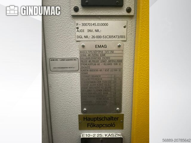 Vertical Turning Machine EMAG VTC 250