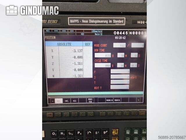 Vertical Machining Centre MORI SEIKI NV4000