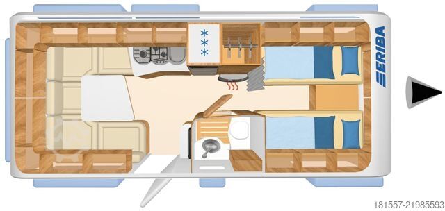 Caravan HYMER/ERIBA Eriba Nova GL 60 EDITION 530 ** Verkauf im Kunde