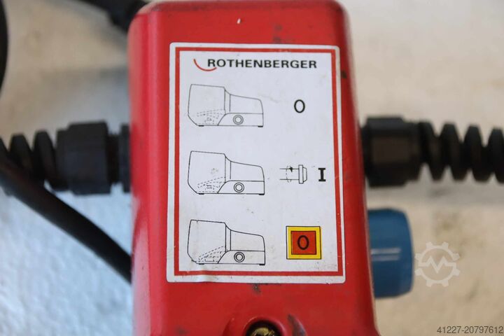 Thread cutting machine Rothenberger Supertronic 2SE