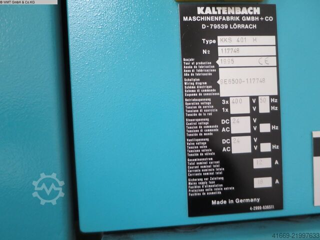 Kold sav KALTENBACH KKS 401 H