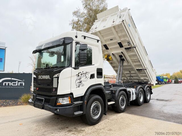 Kiper kamion SCANIA 460 G XT 8x4 MEILLER Kipper Bordmatik
