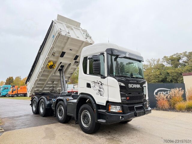 Kiper kamion SCANIA 460 G XT 8x4 MEILLER Kipper Bordmatik