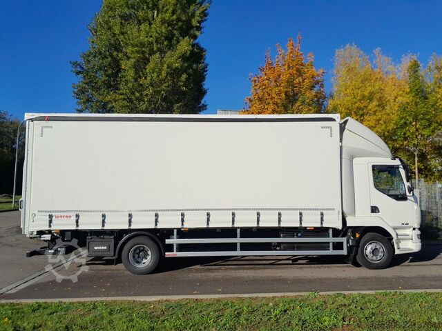 Camión plataforma con toldo DAF FA XB 290 16t Curtainsider Wecon