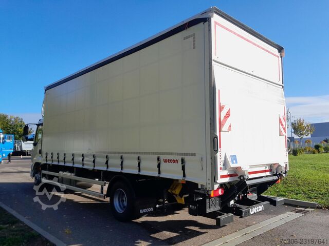 Camión plataforma con toldo DAF FA XB 290 16t Curtainsider Wecon