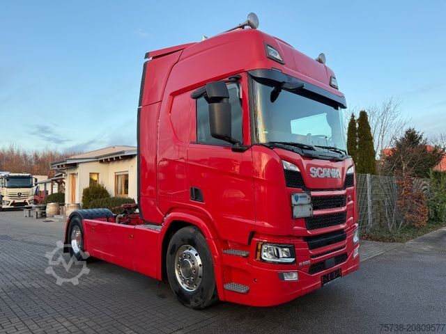 Lastbil til farlige materialer SCANIA R500 /Retarder/Kompressor/ADR Gefahrgut/VOLLLUFT