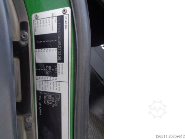 Tipbil SCANIA P380LB EU5 Klima Optic Cruise