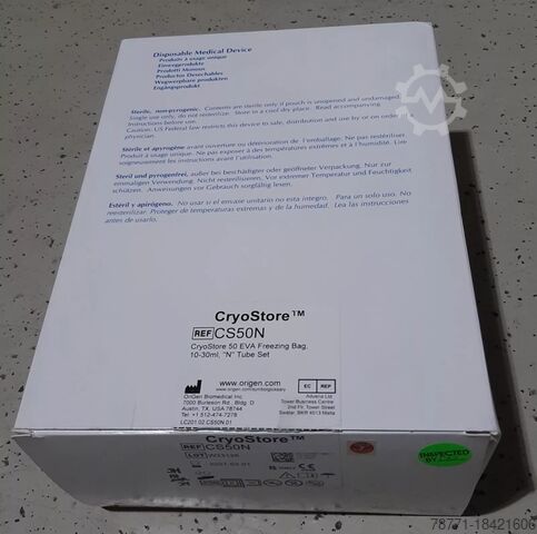 CryoStore 50 EVA-invrieszak, 10-30 ml Origen Biomedical CS50N