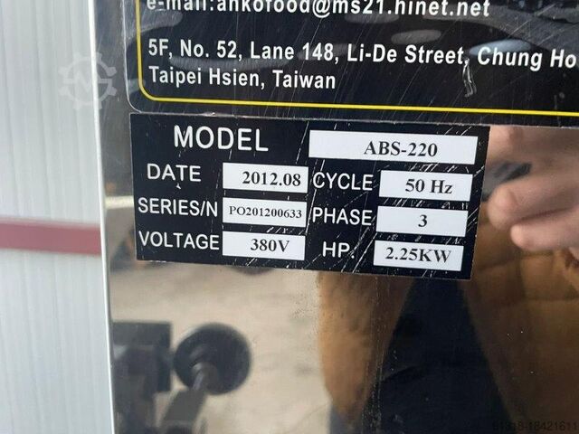 Automatische deegroller ANKO ABS 220