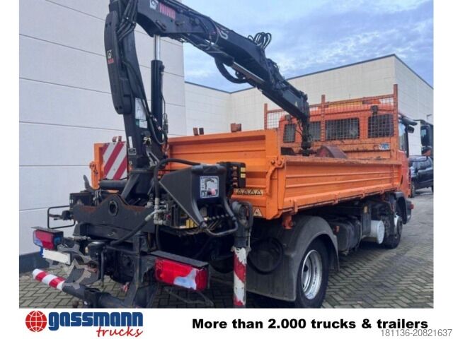 Furgón volquete MAN TGL 8.180 4x2 BB, 2x AHK, Heckkran Hiab XS 066