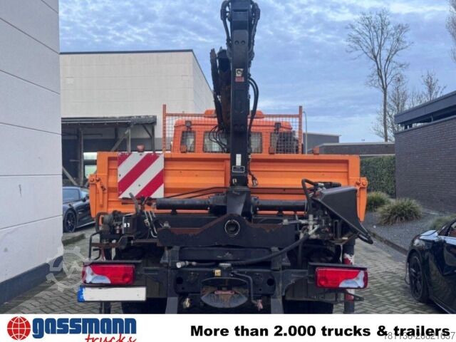 Furgón volquete MAN TGL 8.180 4x2 BB, 2x AHK, Heckkran Hiab XS 066