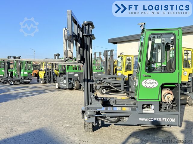τετραπλής κατεύθυνσης περονοφόρο όχημα Combilift C5000L GAS DUPLEX 4100 POSITIONER CABIN