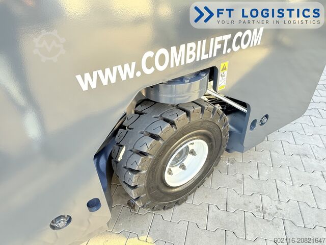 τετραπλής κατεύθυνσης περονοφόρο όχημα Combilift C5000L GAS DUPLEX 4100 POSITIONER CABIN