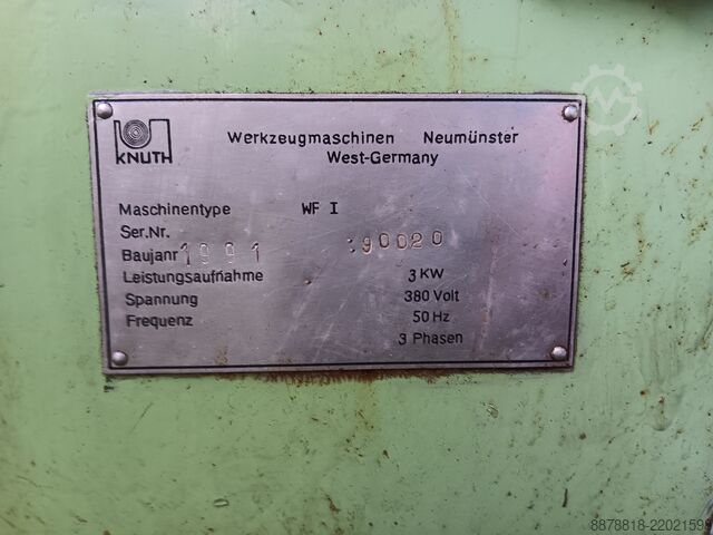 Uniwersalna frezarka i wytaczarka KNUTH Werkzeugmaschinen WF I