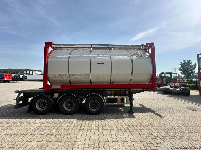 Konténerszállítás Van Hool 20FT/30FT ADR CHASSIS + 20FT TANKCONTAINER 25.0...