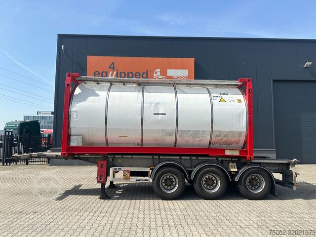 Tartály Van Hool 20FT/30FT ADR CHASSIS + 20FT TANKCONTAINER 25.0...
