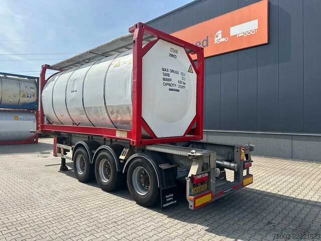 Tartály Van Hool 20FT/30FT ADR CHASSIS + 20FT TANKCONTAINER 25.0...