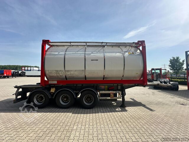 Tartály Van Hool 20FT/30FT ADR CHASSIS + 20FT TANKCONTAINER 25.0...