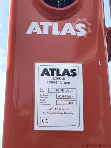 Ciężarówka z dźwigiem Scania P340 P340 XT Atlas 96.3E - A3L laadkraan + VDL ...