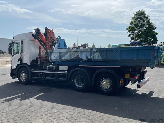 Camião-grua Scania P340 P340 XT Atlas 96.3E - A3L laadkraan + VDL ...