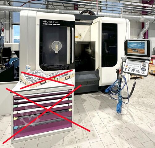 5-akse bearbejdningscenter DMG HSC 55 linear
