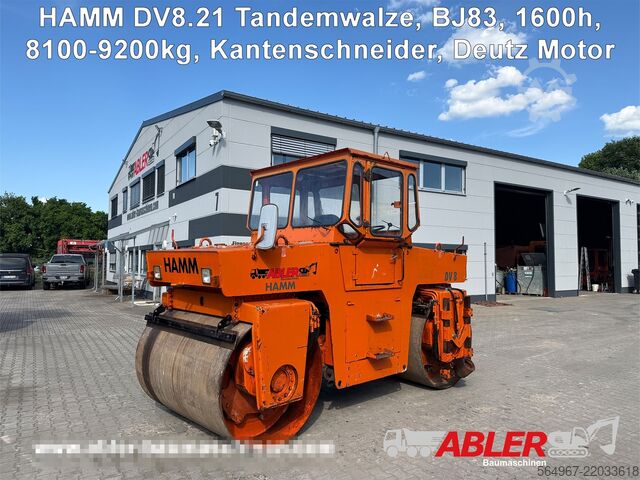 Tandemvält Hamm DV8.21 Tandemwalze Kantenschneider