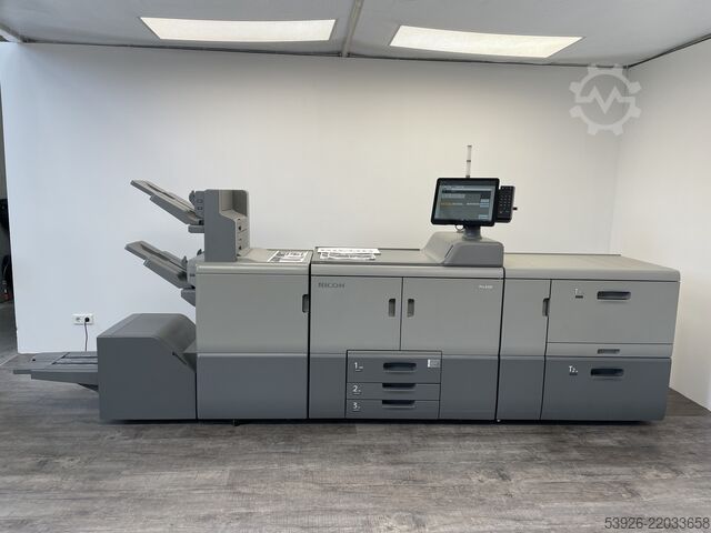 Digital trykmaskine Ricoh Pro 8320 incl. booklet finisher, Trimmer TR5050, Vacuum Feed