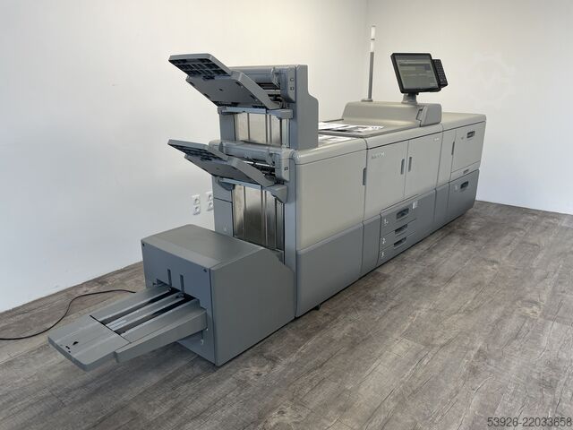 Digital trykmaskine Ricoh Pro 8320 incl. booklet finisher, Trimmer TR5050, Vacuum Feed