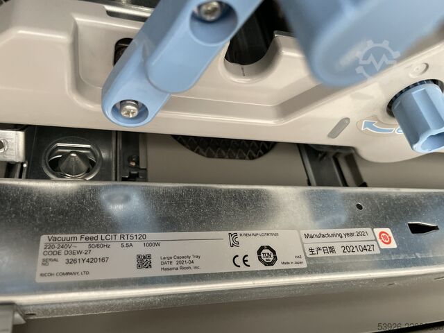 Digital trykmaskine Ricoh Pro 8320 incl. booklet finisher, Trimmer TR5050, Vacuum Feed