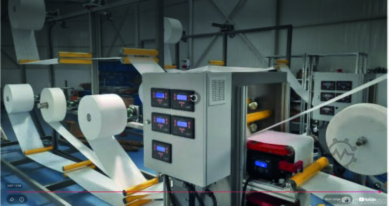 Linka na výrobu masek FFP2 a FFP3 Sonimak FFP2& FFP3 Face Mask Machine Line