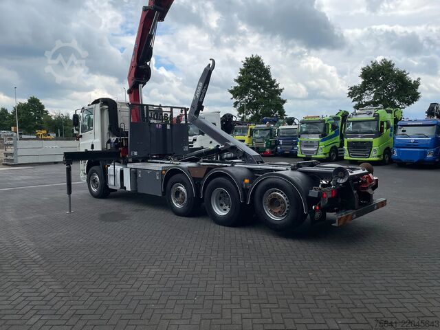 Crane truck DAF CF 85.480 CF 85.480 8x2 Haakarm + HMF 2320K5-RCS