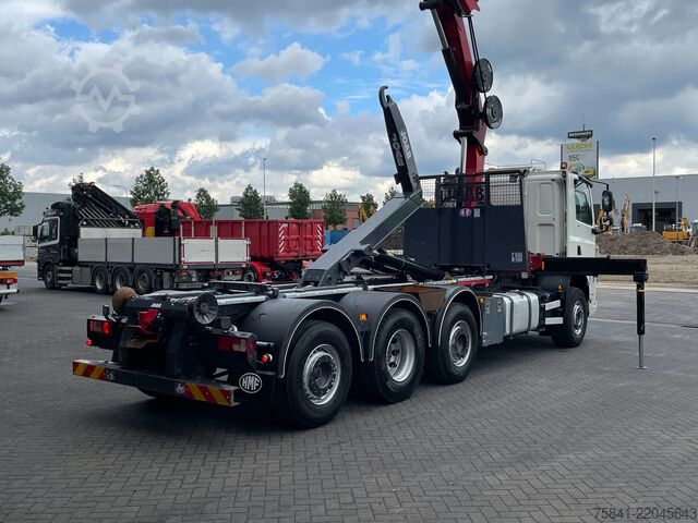 Crane truck DAF CF 85.480 CF 85.480 8x2 Haakarm + HMF 2320K5-RCS