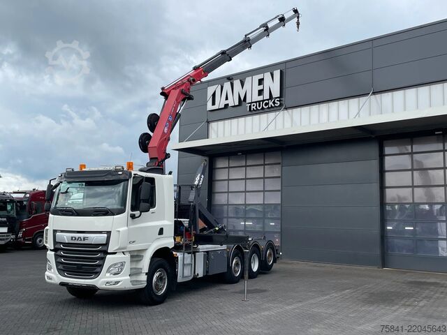 Crane truck DAF CF 85.480 CF 85.480 8x2 Haakarm + HMF 2320K5-RCS