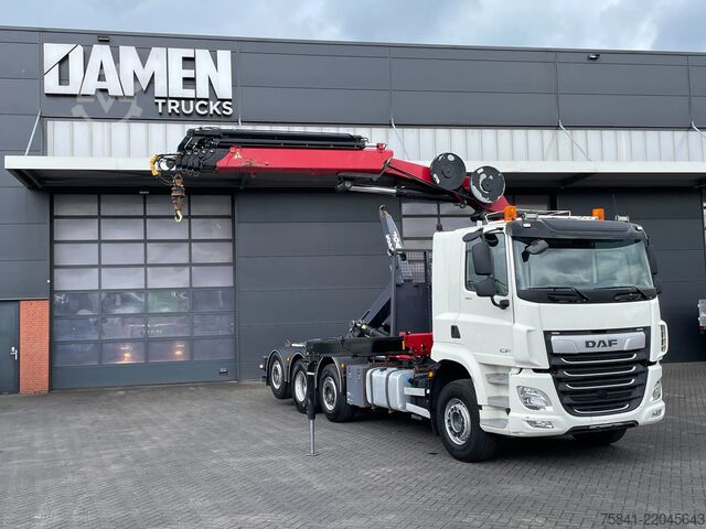 Crane truck DAF CF 85.480 CF 85.480 8x2 Haakarm + HMF 2320K5-RCS