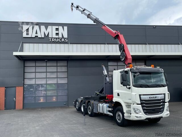 Jeřábové vozidlo DAF CF 85.480 CF 85.480 8x2 Haakarm + HMF 2320K5-RCS